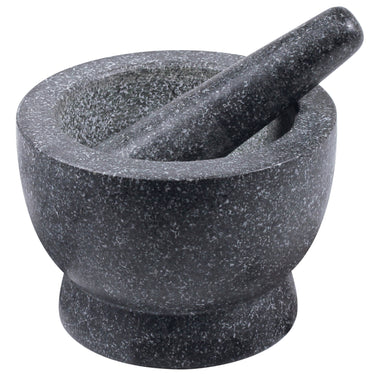 Grey 17cm Granite Mortar & Pestle